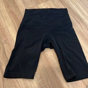 Lululemon black biking shorts